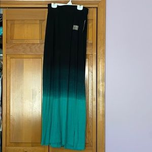 Ombré maxi skirt